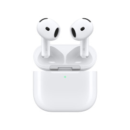أبل سماعات AirPods الجيل الرابع مع خاصية إلغاء الضوضاء النشطة، أبيض
