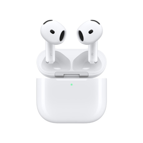  أبل سماعات AirPods الجيل الرابع مع خاصية إلغاء الضوضاء النشطة، أبيض 