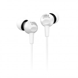 JBL Earphones In-Ear with Mic White Color. 