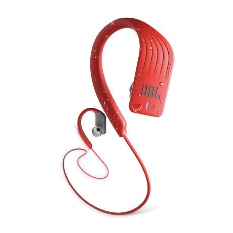 سماعات JBL Endurance Sprint اللاسلكية داخل الأذن مقاومة للماء مع ميكروفون أحمر 