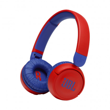  JBL Headphones Kids On-Ear Wireless Bulit-in Mic, Battery Life 30 Hours, Red Color. 