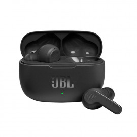 JBL Earbuds In-Ear True Wireless, 20h Playtime, Sweatproof, Black Color. 