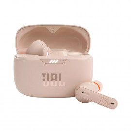 JBL Earbuds Bluetooth, 40 Hours Battery Life, Water Resistant & Sweatproof Noise Cancelling, Beige Color. 