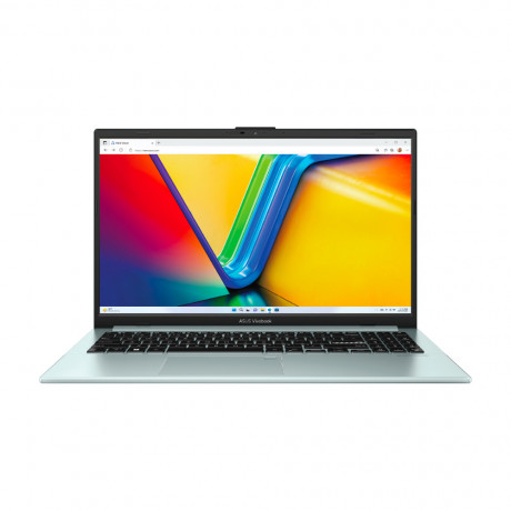  أسوس لابتوب حجم 15.6 بوصة VivoBook GO، معالج انتل كور i3، ذاكرة 8 جيجا/256 جيجا SSD، نظام تشغيل ويندوز 11، رمادي اخضر. 