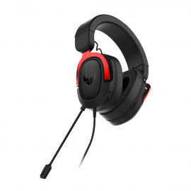 ASUS Headset H3 TUF Gaming for PC's, Consoles, and Mobile Gaming 7.1 Surround Red 