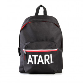 أتاري حقيبة ظهر مدرسية طبعة الشعار ، لون أسود. 