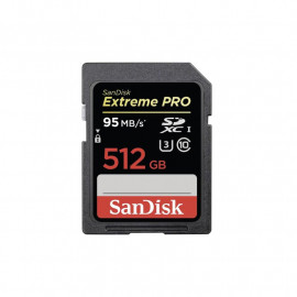 بطاقة الذاكرة SD من سانديسك 512 جيجابايت SDSDXPA-512G-G46 Extreme Pro 