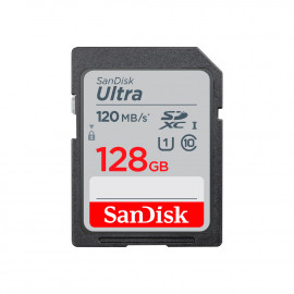 بطاقة سانديسك الترا SD سعة 128 جيجابايت موديل SDSDUN4-128G-GN6IN 