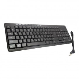 سيلفرلاين لوحة مفاتيح سلكية يو اس بي لون أسود. 