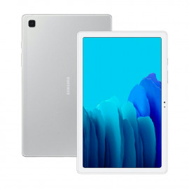Samsung Tablet Galaxy Tab A7, 10.4 Inch, Android 10, Octa-Core, Memory 3G/32G, Wi-Fi + 4G LTE, Silver Color. 