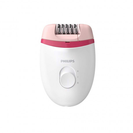  فيليبس آلة إزالة الشعر السلكية 15 فولت إعدادان للسرعة + 1 ملحق، أبيض/وردي 