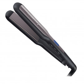 ريمنجتون جهاز تمليس الشعر ذات السطح السيراميكي العريض، درجة حرارة 230 درجة مئوية، لون أسود. 