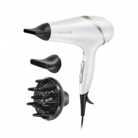  Remington Hair Dryer Hydraluxe 2300W, 2 Speed Settings, White Color. 