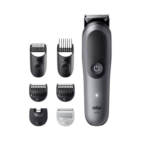  براون ماكينة حلاقة الشعر Series 5 Styler لون أسود ورمادي 