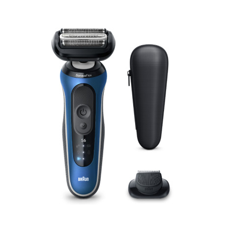  براون ماكينة حلاقة Series 6 لون أزرق وأسود 