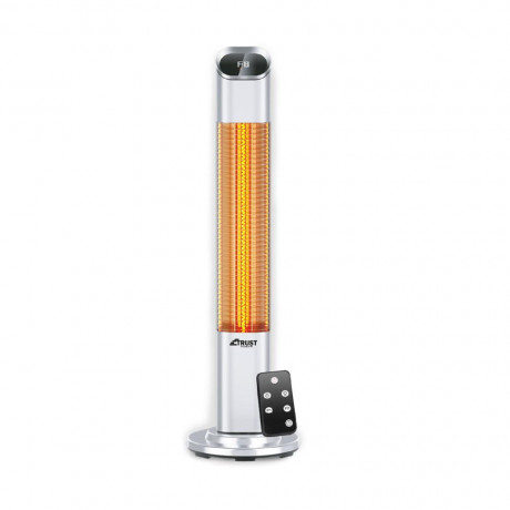  Trust Carbon Heater 2000W with Remote Control, Silver Color. 