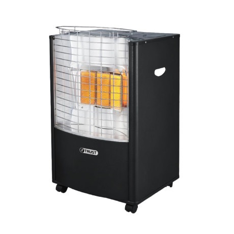  ترست مدفأة غاز 3 شعلات أسود 