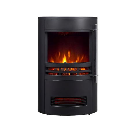  ترست مدفأة كهربائية شكل موقد (FlameGlow) 2000 واط، أسود. 