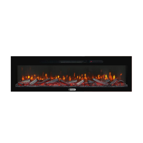  ترست مدفأة موقد كهربائية بقدرة 2000 واط بطول 127 سم، أسود. 