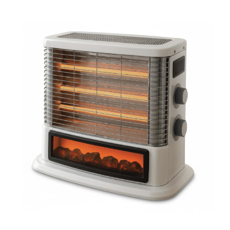  ترست مدفأة مدفأة جدارية كهربائية Cove بقدرة 1800 واط لون رمادي 