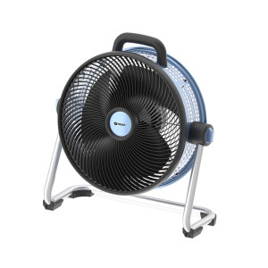 ترست مروحة تبريد أرضية 20 انش، أسود/أزرق.