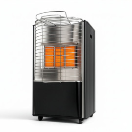 رومو مدفأة غاز 3 شعلات أسود