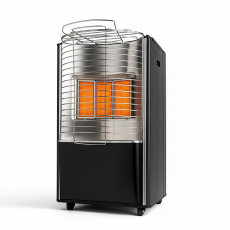  رومو مدفأة غاز 3 شعلات أسود 