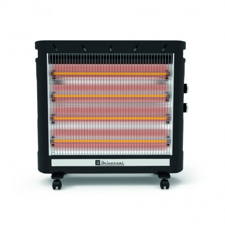  Universal Electric Heater 2750W, 5 Heating Elements, Black Color. 