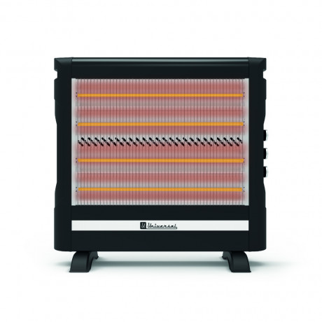  Universal Electric Heater 2800W, 4 Heating Elements, Black Color. 