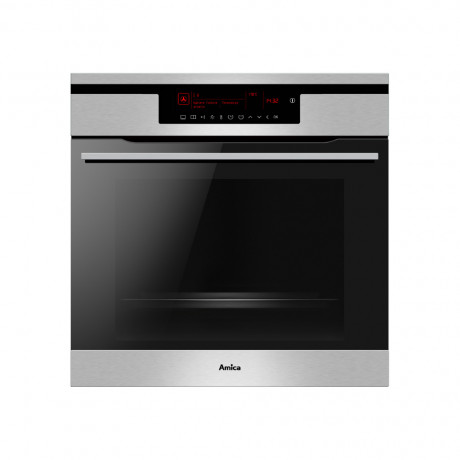  Amica Built-in Electric Oven, 60 cm, 65 Liter Capacity, 12 Programs, 3100 Watts, Stainless Steel. 