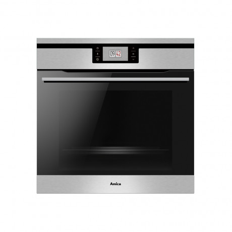  Amica Built-In Electric Oven 60 Cm, 65 Liter Capacity, 12 Programs, 3100 Watts, Stainless Steel. 