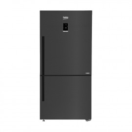 Beko Refrigerator Bottom Mount Gross 574 Ltr, Inverter Compressor Save Energy, Lighting Mimic Solar Cycle, Dark Gray. 