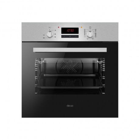  Firegas Built-in Electric Oven, 60 cm, 65 Liter Capacity, 13 Programs, 3600 Watts, Black Stainless. 