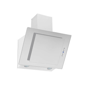 فيرغاز هايتك شفاط يعلق على الحائط  60 سم، قوة الشفط 750 م³/بالساعة، زجاج أبيض.