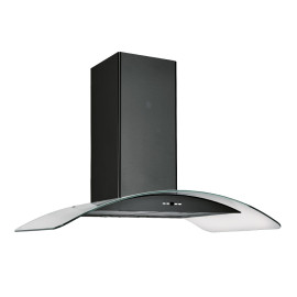 فيرغاز هايتك شفاط يعلق على الحائط 90 سم، قوة الشفط 621 م³/بالساعة، أسود.