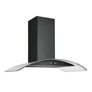 فيرغاز هايتك شفاط يعلق على الحائط 90 سم، قوة الشفط 621 م³/بالساعة، أسود.