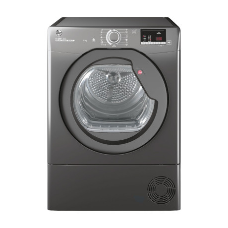  هوفر نشافة سعة 9 كغم، نظام مكثف داخلي، فضي. 