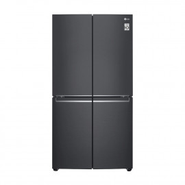 LG Refrigerator 4 Door Gross 676 Ltr, Inverter Compressor Save Energy, Air Filter, Peripheral Cooling, Matte Black. 
