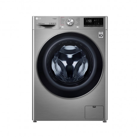  LG Washer Capacity 8 kg, 14 Programs, Inverter Direct Drive AI Motor, Dark Stainless. 
