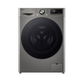 إل جي غسالة سعة 10 كغم، 14 برنامج، ماتور انفرتر دفع مباشر بالذكاء الاصطناعي، فضي.