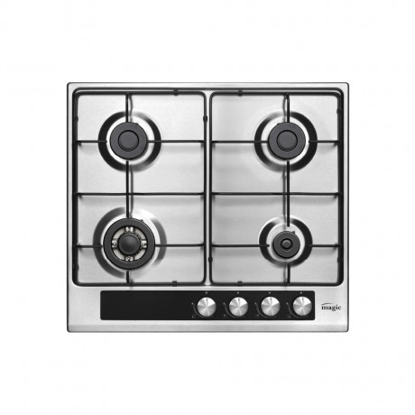  Magic Built-In Gas Hob 60 Cm, 4 Burners, Stainless Steel. 
