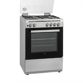 Magic Oven Free Standing 4 Burners, Size 60*60 Cm, Capacity 64 Ltr, Stainless Steel. 