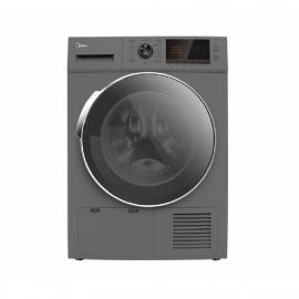 Midea Dryer 9Kg, Heat Pump System Save Energy, 16 Programs, Sensor Dry Technology, Anti-Crease Feature, Dark Silver. 