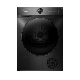 مايديا نشافة سعة 10 كغم، نظام مضخة حرارية موفر للكهرباء، 14 برنامج، فضي.