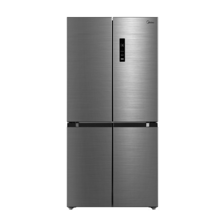  Midea Refrigerator 4 Door Capacity 519 Ltr, Inverter Compressor Save Energy, Silver. 