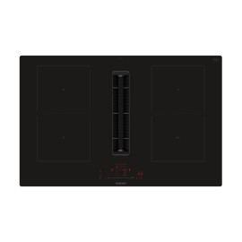 سيمنز طباخ الحث المغناطيسي مع شفاط بلت إن 80 سم زجاج أسود