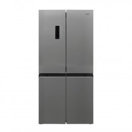 Smart Refrigerator 4 Door Gross 509 Ltr, Inverter Compressor Save Energy, Air Filter, External Electronic Control, Stainless Steel. 