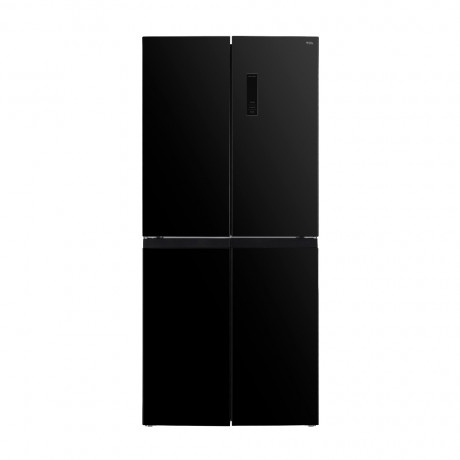  TCL Refrigerator 4 Door Capacity 455 Ltr, Inverter Compressor Save Energy, Black Glass. 