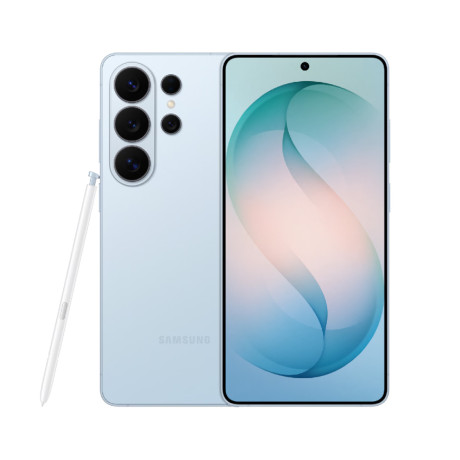  سامسونج جهاز موبايل جالاكسي S26 Ultra سعة 256 جيجابايت أزرق سماوي 