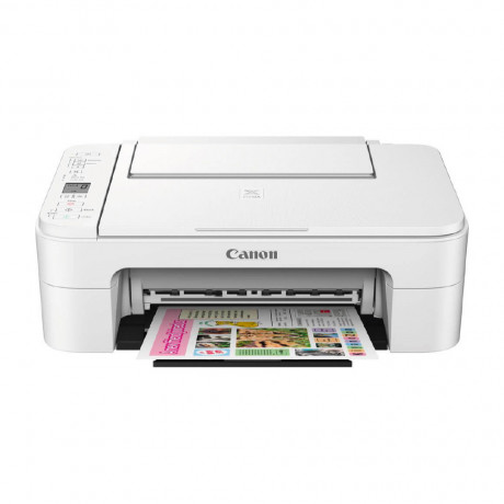  Canon Printer PIXMA All-in-One (Print, Copy, Scan) Inkjet Wi-Fi White 